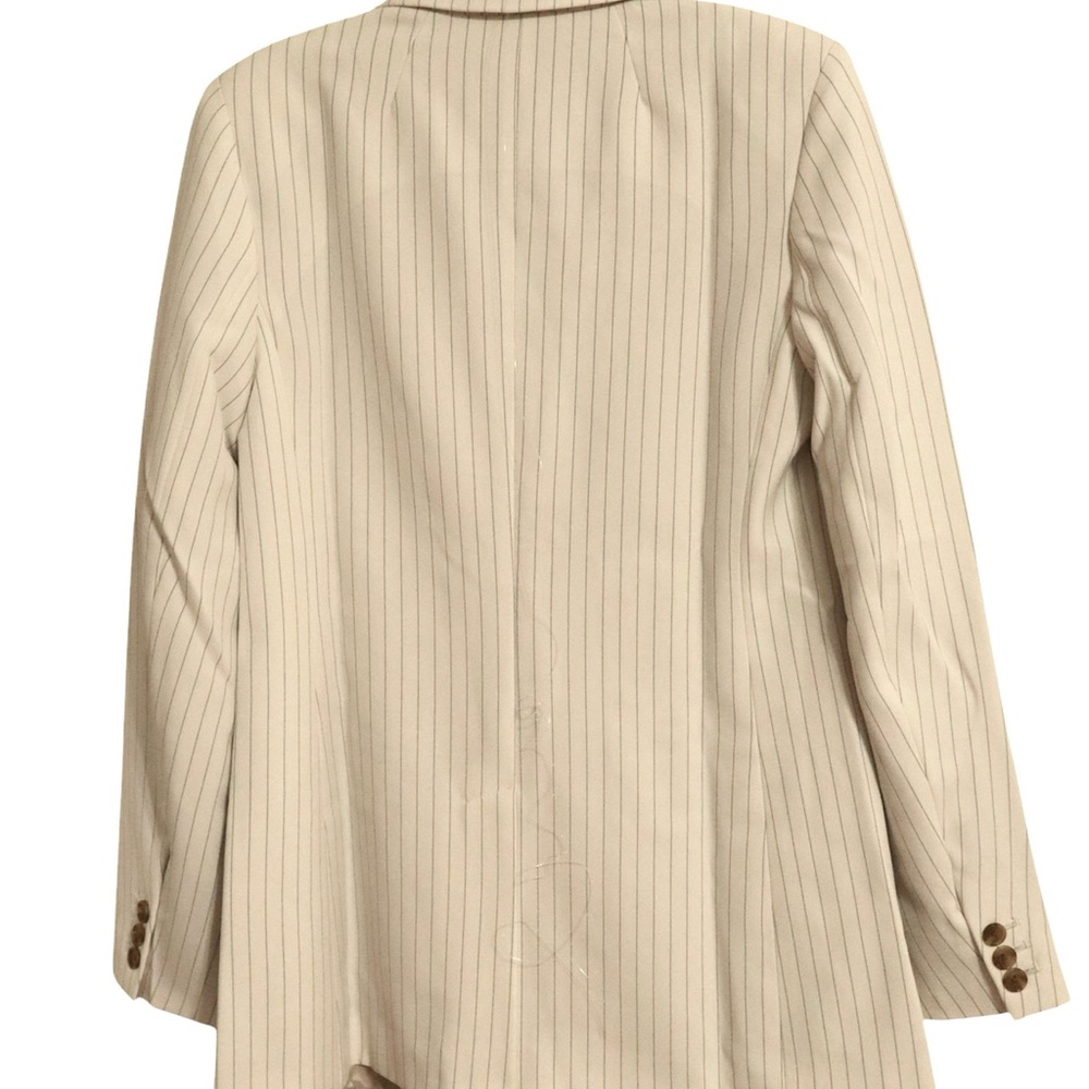 Banana Republic Striped Blazer and Pants Size 2 Beige Suit NWTO - Picture 2 of 15